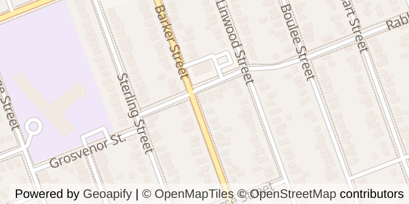 Map of 104 BARKER STREET, London East (East C)