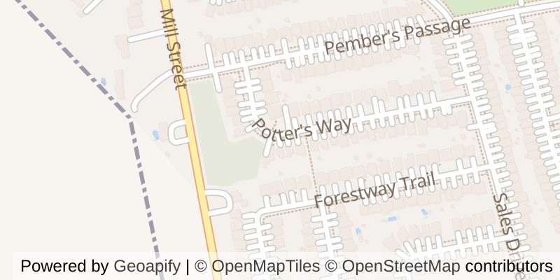 Map of 36 POTTERS WAY, Woodstock (Woodstock - South)