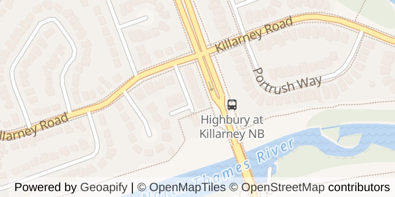 Map of 14 - 155 KILLARNEY ROAD, London North (North H)