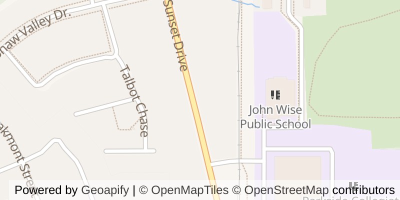 Map of 219 SUNSET DRIVE, St. Thomas