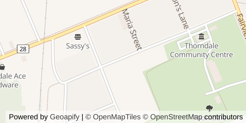 Map of 14 - 233 UPPER QUEEN STREET, Thames Centre (Thorndale)
