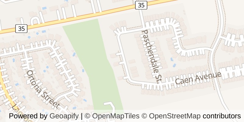 Map of 1242 CAEN AVENUE, Woodstock (Woodstock - North)