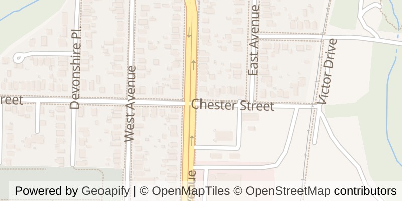 Map of 75 CHESTER STREET, St. Thomas