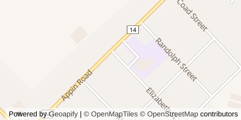 Map of 283 ELIZABETH STREET, Southwest Middlesex (Glencoe)