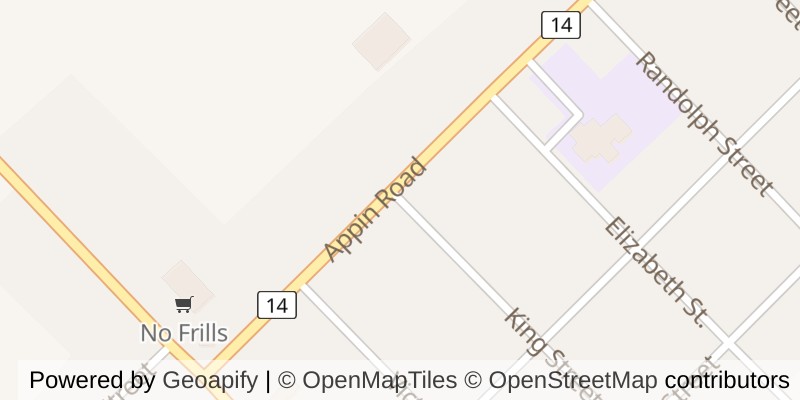 Map of 291 KING STREET, Southwest Middlesex (Glencoe)