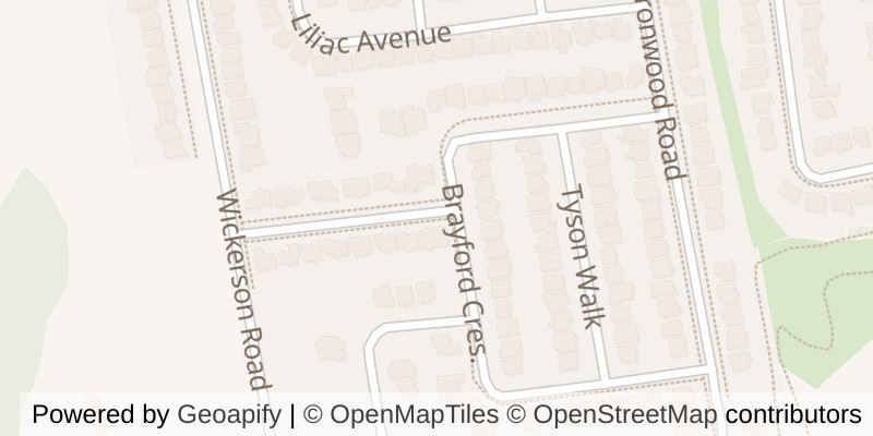 Map of 1615 WICKERSON GATE, London South (South K)