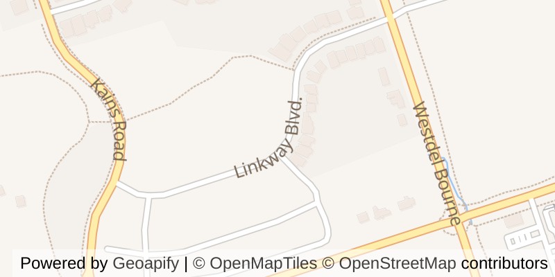 Map of 2222 LINKWAY BOULEVARD, London South (South A)