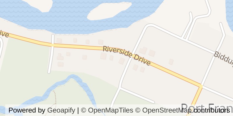 Map of 7551 RIVERSIDE DRIVE, Lambton Shores (Port Franks)