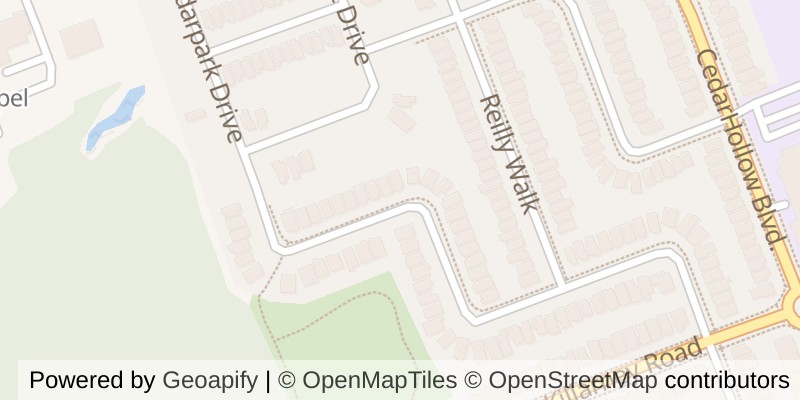 Map of 1942 CEDARPARK DRIVE, London North (North D)