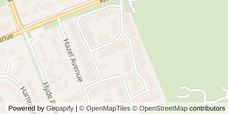 Map of 61 - 1040 RIVERSIDE DRIVE, London North (North Q)