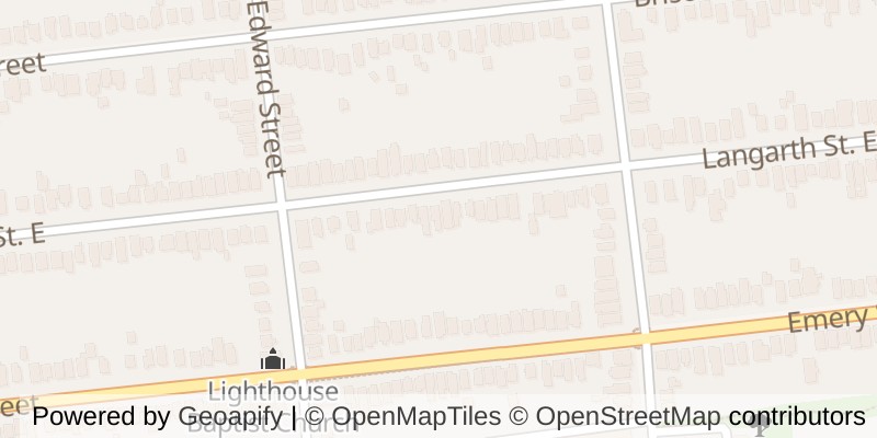 Map of 95 LANGARTH STREET E, London South (South B)