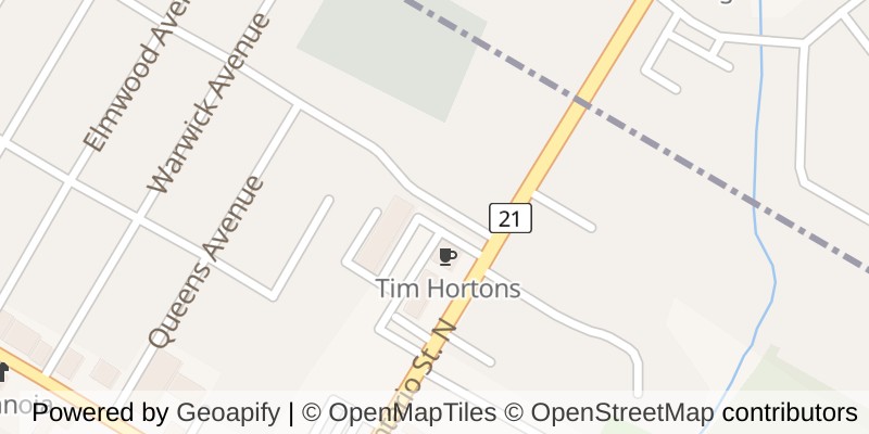 Map of 7 - 8 OAK STREET, Lambton Shores (Grand Bend)