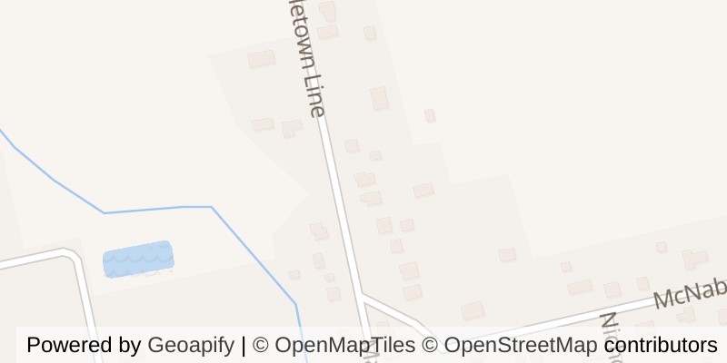 Map of 641 MAIN STREET N, Norwich (Burgessville)