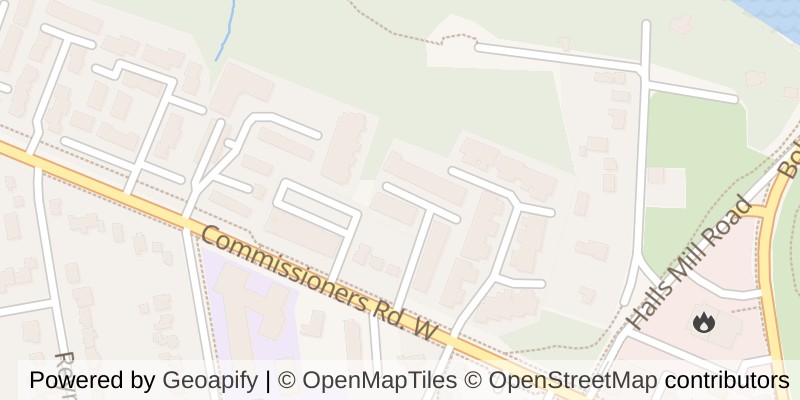 Map of 16 - 1337 COMMISSIONERS ROAD W, London South (South B)