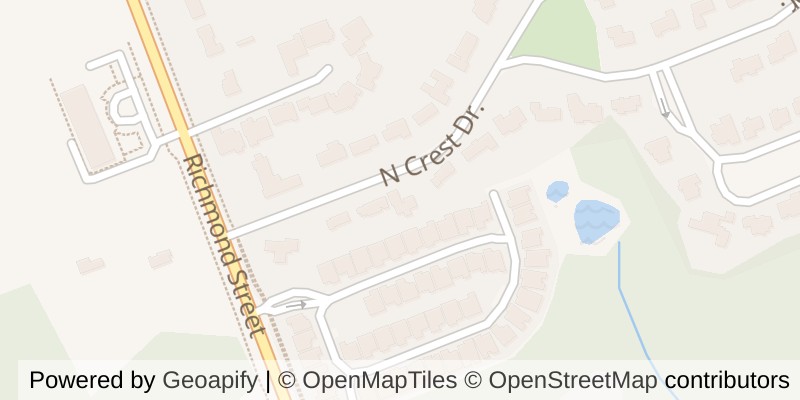 Map of 9 NORTHCREST DRIVE, London North (North B)