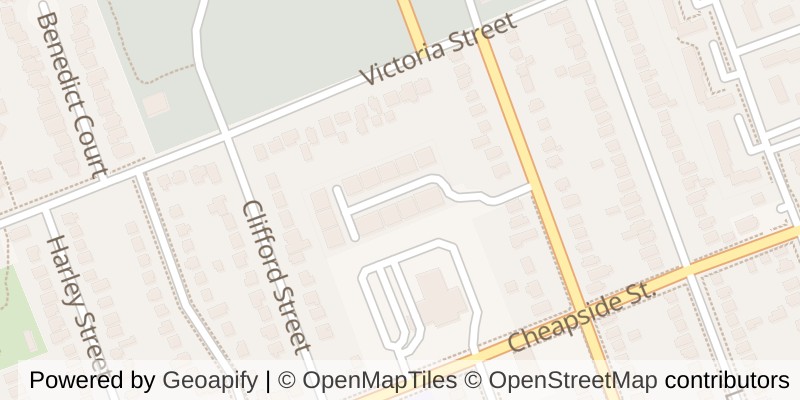 Map of 26 - 195 BARKER STREET, London East (East C)