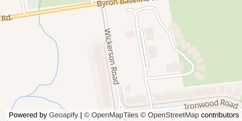 Map of 2052 WICKERSON ROAD, London South (South K)