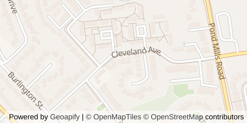 Map of 461 CLEVELAND AVENUE, London South (South J)
