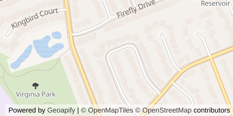 Map of 1680 PHILLBROOK CRESCENT, London North (North B)