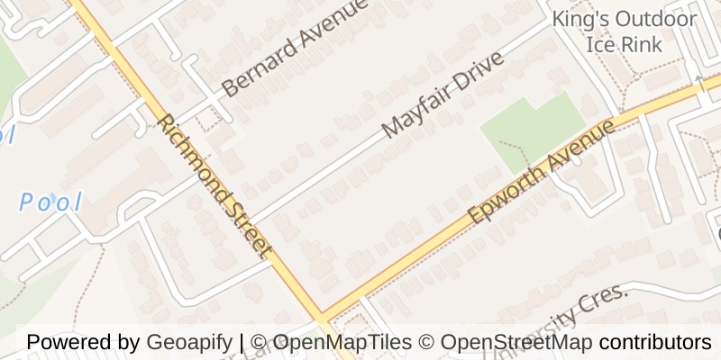 Map of 15 MAYFAIR DRIVE, London East (East B)