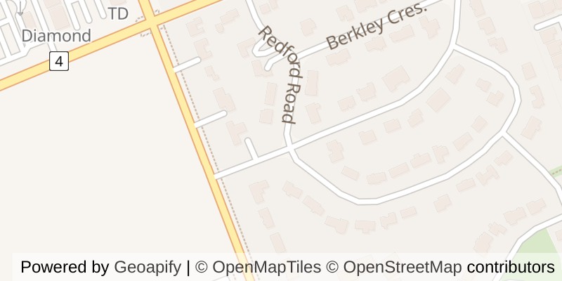 Map of 36 REDFORD ROAD, London North (North B)