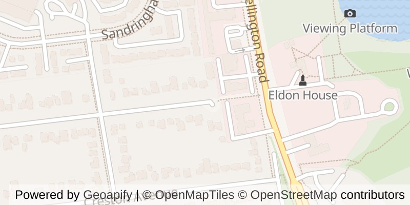 Map of 662 EDEN AVENUE, London South (South R)