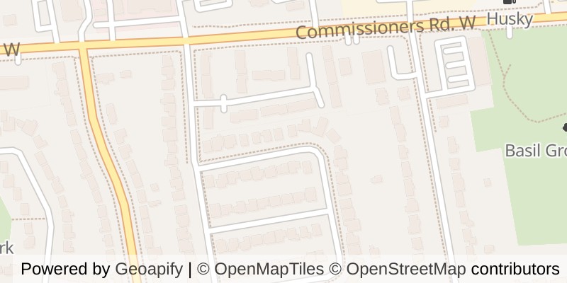 Map of 350 HIGHVIEW CRESCENT, London South (South O)
