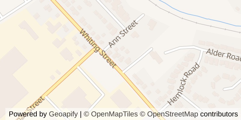 Map of 191 WHITING STREET, Ingersoll (Ingersoll - South)