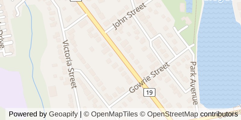 Map of 347 BROADWAY STREET, Tillsonburg