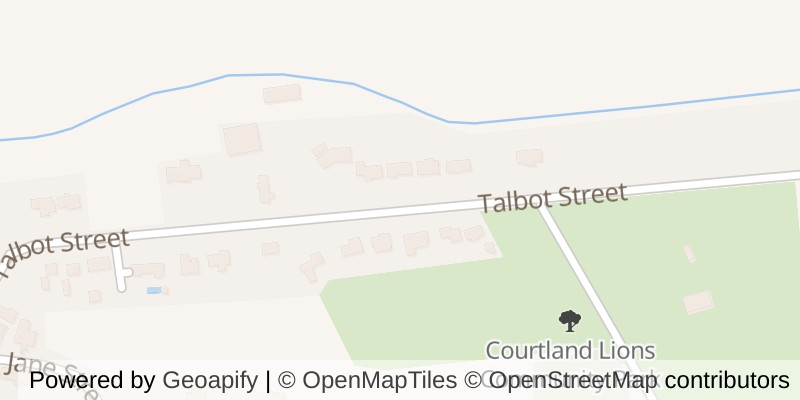 Map of 335 TALBOT STREET, Norfolk (Courtland)