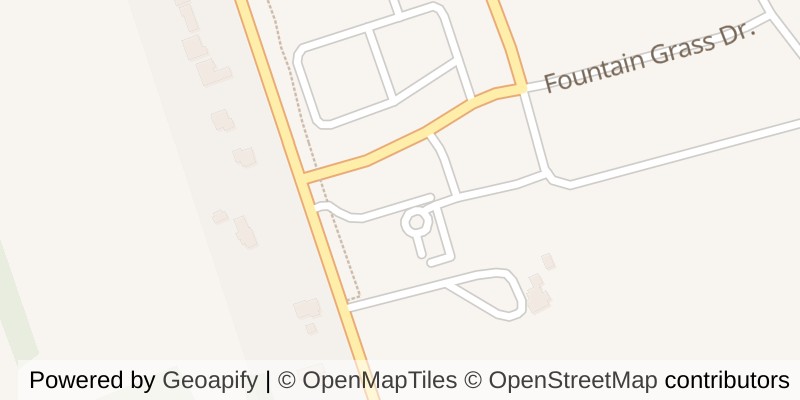 Map of 317 - 1975 FOUNTAIN GRASS DRIVE, London South (South B)