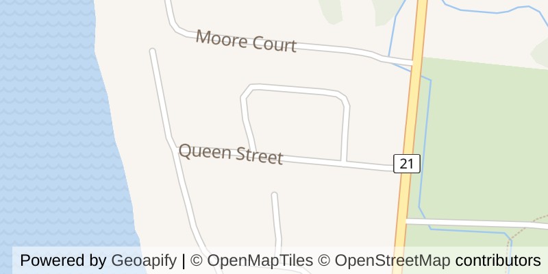 Map of 33960 QUEEN STREET, Bluewater (Zurich)