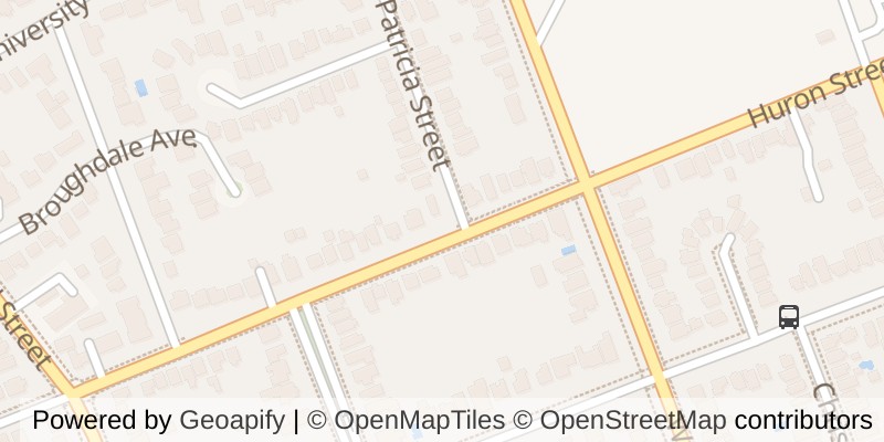 Map of 290 HURON STREET, London East (East B)