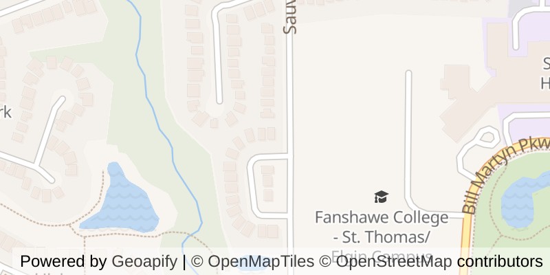Map of 2 HARRINGTON CRESCENT, St. Thomas