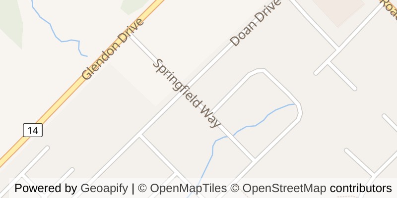 Map of 22 SPRINGFIELD WAY, Middlesex Centre (Kilworth)