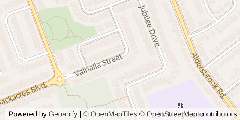 Map of 1625 VALHALLA STREET, London North (North F)