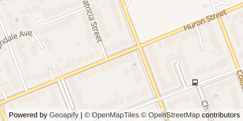 Map of 307 HURON STREET, London East (East B)