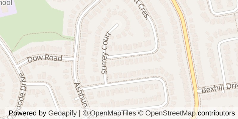Map of 56 BARRETT CRESCENT, London South (South Y)