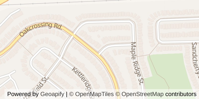 Map of 546 MAPLEWOOD LANE, London North (North M)