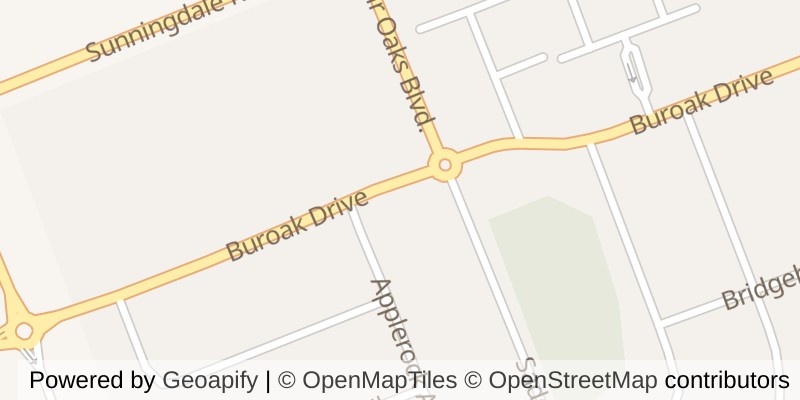 Map of 2831 BUROAK DRIVE, London North (North S)