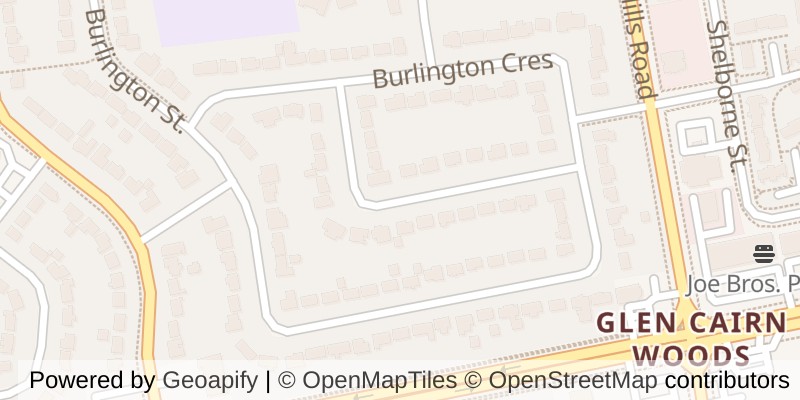 Map of 286 PANORAMA CRESCENT, London South (South J)