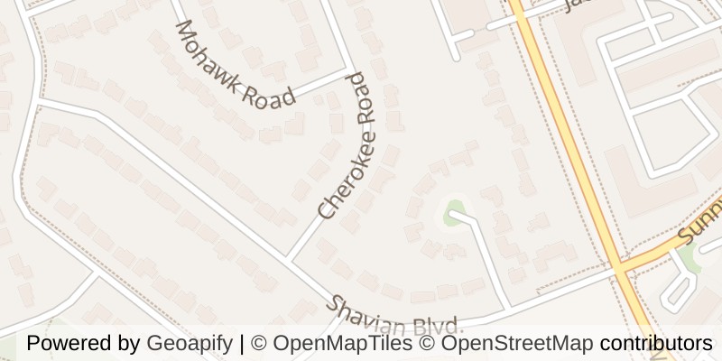 Map of 27 CHEROKEE ROAD, London North (North A)