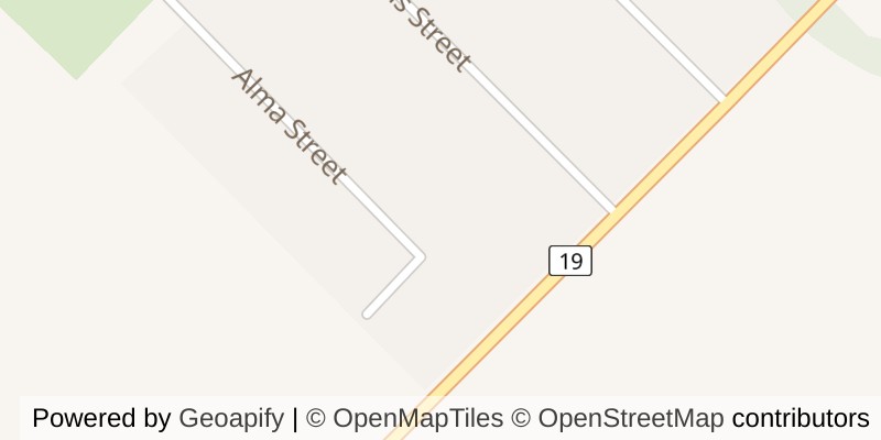Map of 17 HAWTHORN CRESCENT, North Middlesex (Nairn)