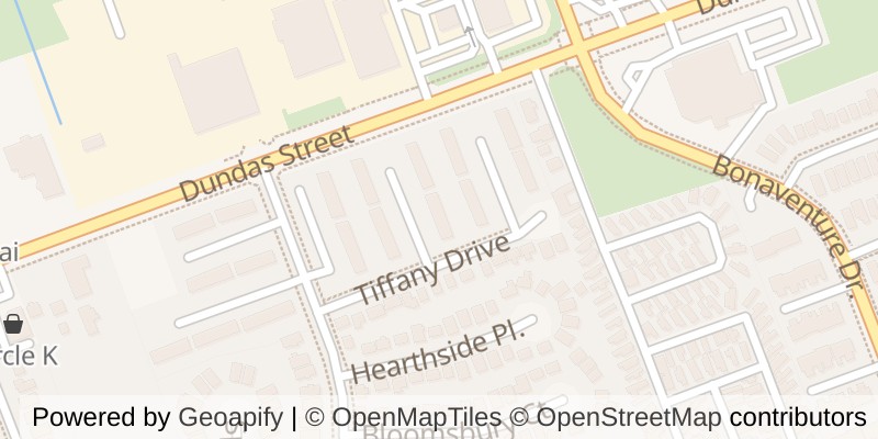 Map of 64 - 40 TIFFANY DRIVE, London East (East I)
