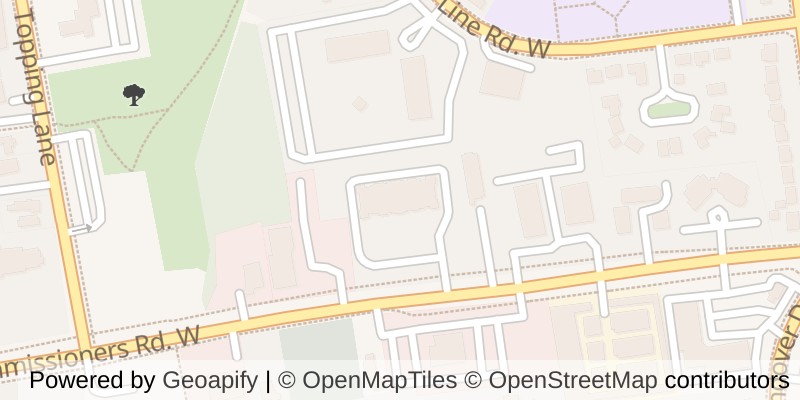 Map of 803 - 353 COMMISSIONERS ROAD W, London South (South D)