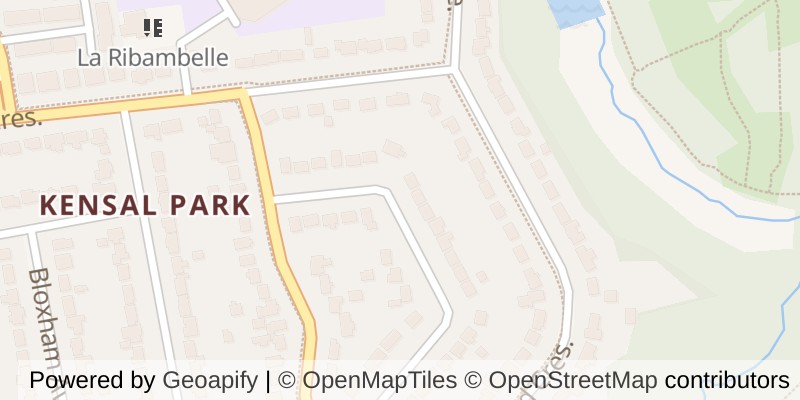Map of 22 THORNCREST CRESCENT, London South (South D)