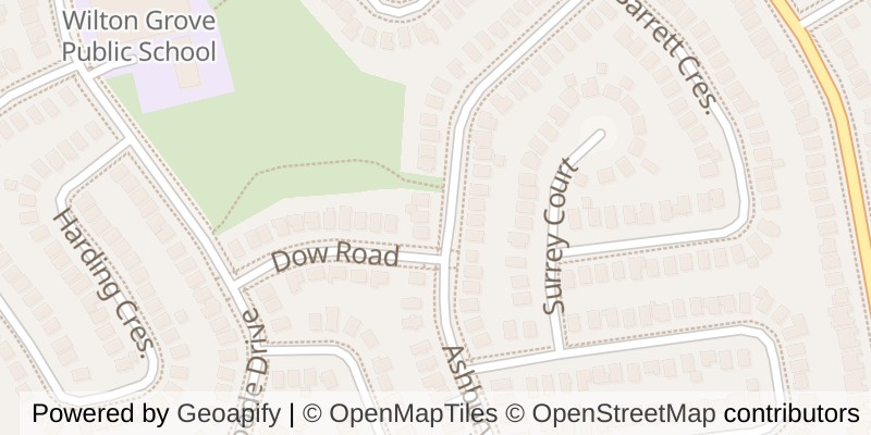 Map of 51 ASHBURY AVENUE, London South (South Y)