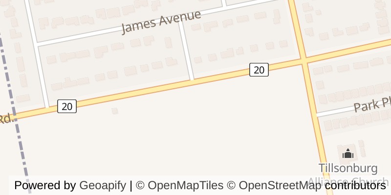Map of LOT 7 (14) DARROW DRIVE, Tillsonburg