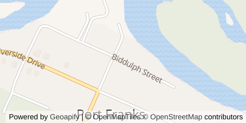 Map of 7597 BIDDULPH STREET, Lambton Shores (Port Franks)