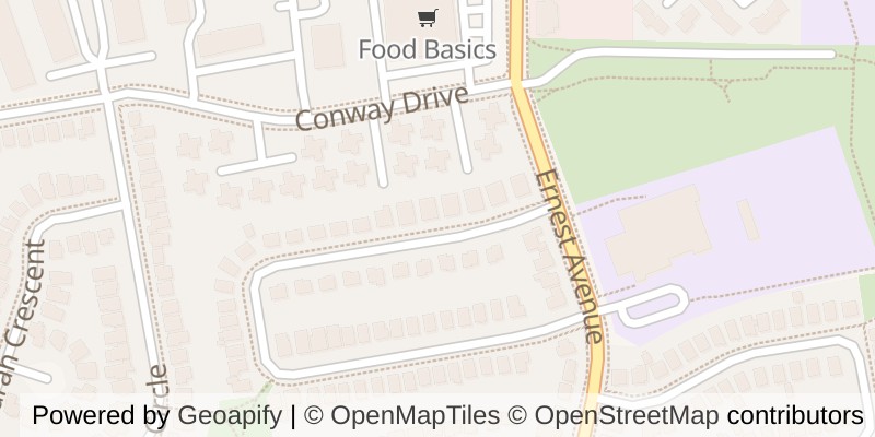 Map of 136 LACEY CRESCENT, London South (South X)
